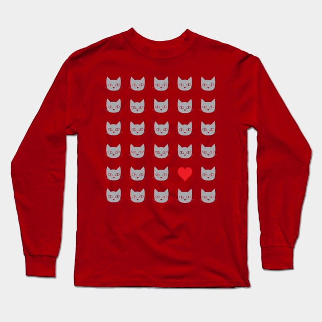 Love cats Long Sleeve T-Shirt by TinkM